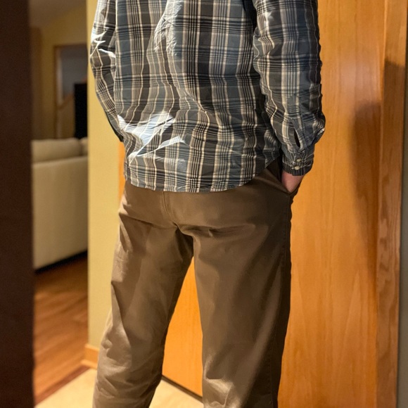 Haggar Strait Leg Flat Front Chino Pants 32x32 - Picture 4 of 16